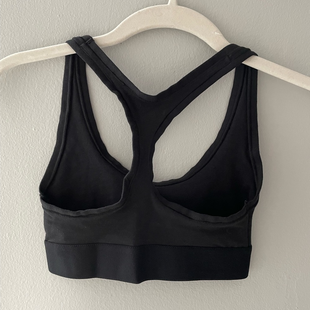 Skims Black Cotton Jersey Racerback Bra!! - Picture 5 of 8